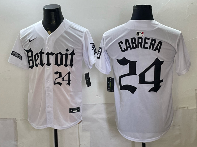 Men Detroit Tigers #24 Cabrera white Nike 2026 MLB Jersey 0814002->seattle seahawks->NFL Jersey